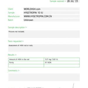 Hygetropin 100 IU kit (USA domestic) - Image 4